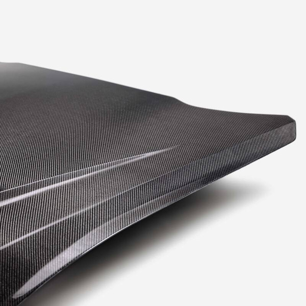 Anderson Composites 2024 Ford Mustang Type-GTD Double Sided Carbon Fiber Hood - AC-HD24FDMU-GTD-DS