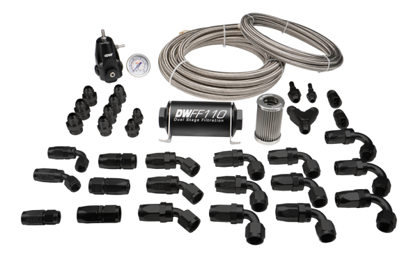 DeatschWerks A90 Supra / BMW M3/M4 Return Plumbing Kit - 6-626