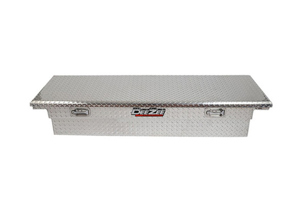 Deezee Universal Tool Box - Red Crossover - Single Lid BT Alum (Low) - DZ10170L