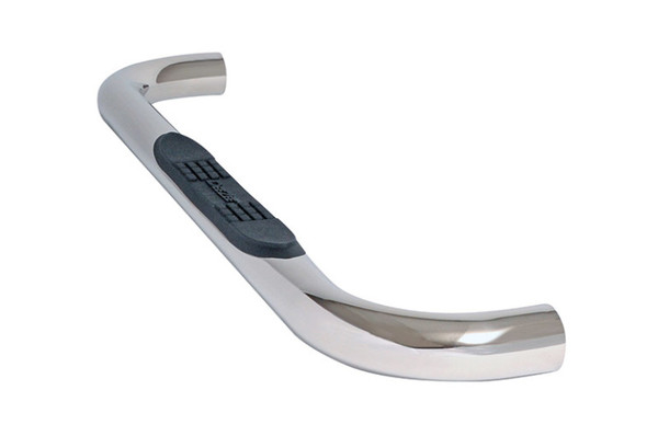 Deezee 14-18 Chevrolet Silverado Tubes - 3In Round Stainless Polished RegCab - DZ372513