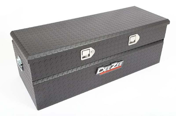 Deezee Universal Tool Box - Red Chest Black BT 46In (Txt Blk) - DZ8546TB