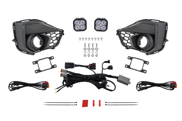 Diode Dynamics 2026 Ford Mustang GT SS3 Add-On Fog Lamp Kit White Sport - DD7970