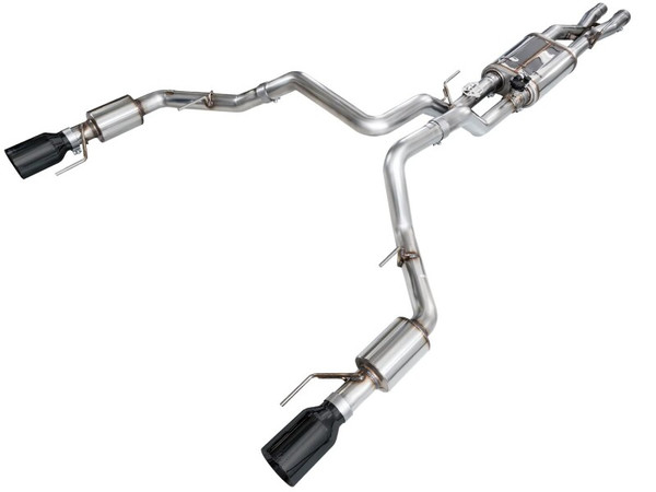 AWE Gen 3 Raptor R SwitchPath Exhaust - Diamond Black Tips - 3025-33852