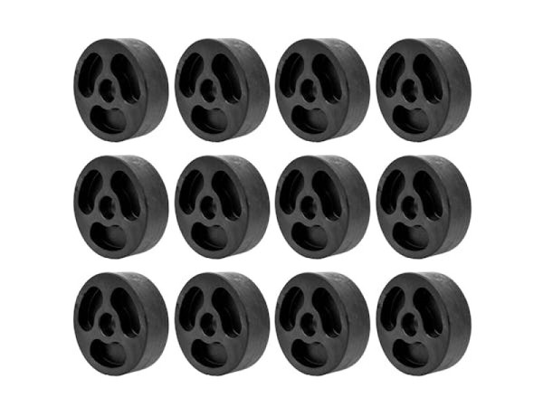 Daystar 1in. Universal Body Lift Blocks - 12-Pack - KU04003BK