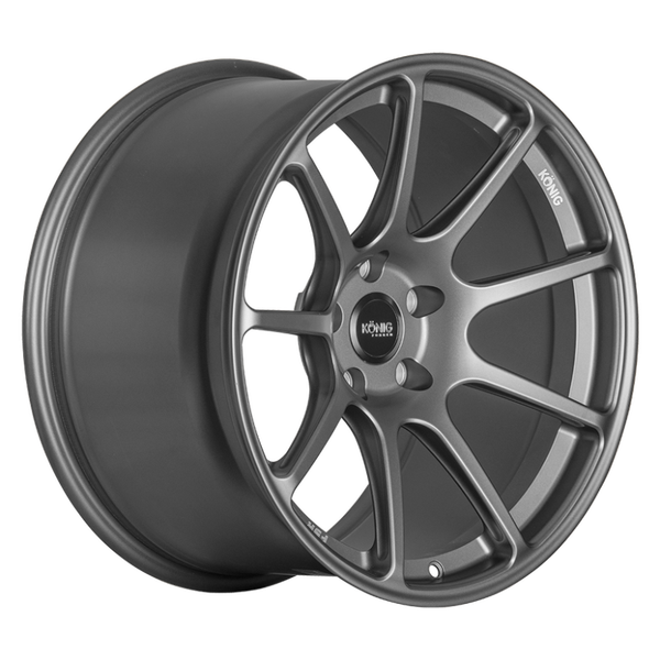 Konig Forged F5R 19x9.5 5x120 ET40 Ash Silver Wheel (Knurled Bead) - F5RN952040S