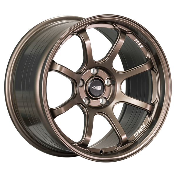 Konig Forged F6SX 17x9 5x114.3 ET43 Race Bronze Wheel (Knurled Bead) - F6SX97514438