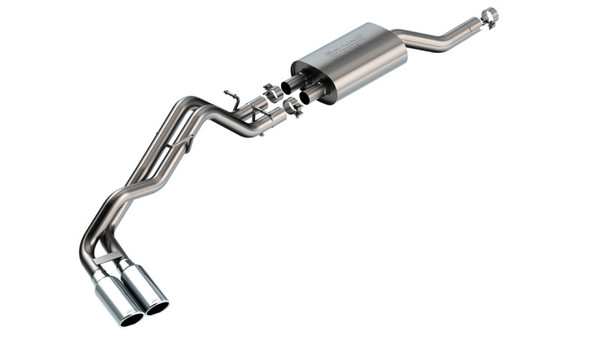 Borla 2024+ Ford Ranger XLT S Type Catback System - Chrome Tip - 140975