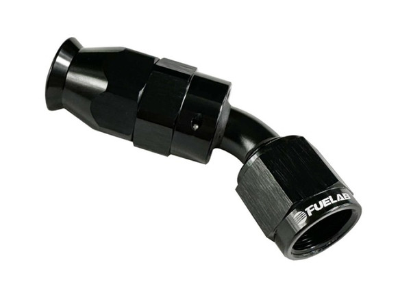 Fuelab PTFE Swivel Hose End Fitting - 45 Degree - 6AN - 72645-06
