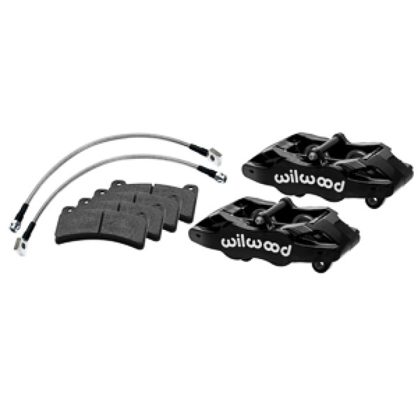 Wilwood 97-04 Corvette C5 All/05-13 C6 Base Models DPC56 Rear Caliper Kit - Black - 140-17666-BK