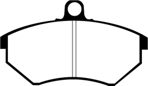 EBC 94 Volkswagen Cabriolet 1.8 Greenstuff Front Brake Pads - DP2841