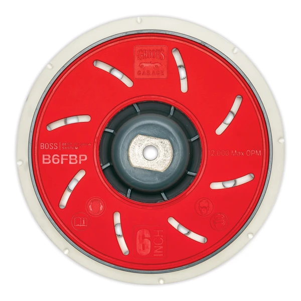 Griots Garage BOSS 6In Fanned Orbital Backing Plate - 10663