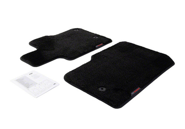 Ford Racing 21-25 Bronco 2 Door Black 60oz Floor Mats - M-13086-B60