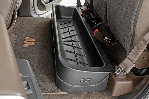 Rough Country Under Seat Storage Crew Cab | Ford F-150/F-250/F-350/Raptor (2015-2025)