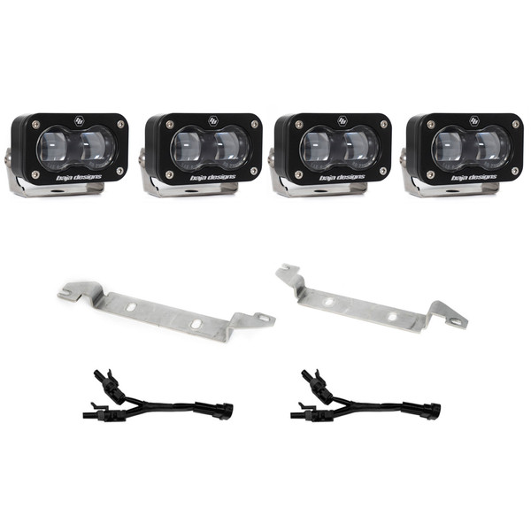 Baja Designs 2025 Toyota 4Runner S2 SAE Fog Pocket Light Kit - Clear - 44-8282