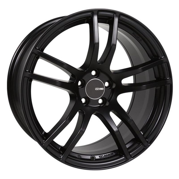Enkei TX5 17x9 5x100 45mm Offset 72.6mm Bore Black - 491-790-8045BK