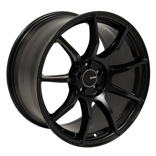 Enkei TS9 18x9.5 5x100 45mm Offset 72.6mm Bore Black - 492-895-8045BK