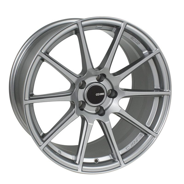 Enkei TS10 18x8.5 5x112 45mm Offset 72.6mm Bore Grey Wheel *Min Order QTY 40* - 499-885-4445GR