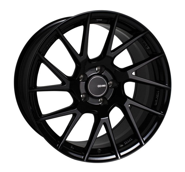 Enkei TM7 18x9.5 +45mm Offset 5x100 72.6mm Bore - Gloss Black - 507-895-8045BK