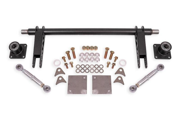 BMR 79-04 Ford Mustang 1.375in Rear Weld-on Anti-roll Bar Kit Hollow - Black Hammertone - ARB732H