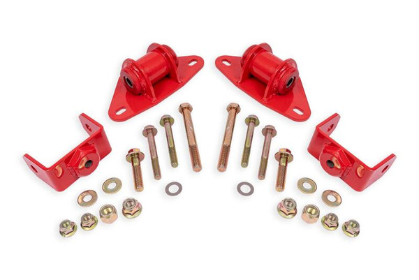 BMR Suspension 14-19 Chevrolet Corvette Motor Mount Kit - Red - MM570R