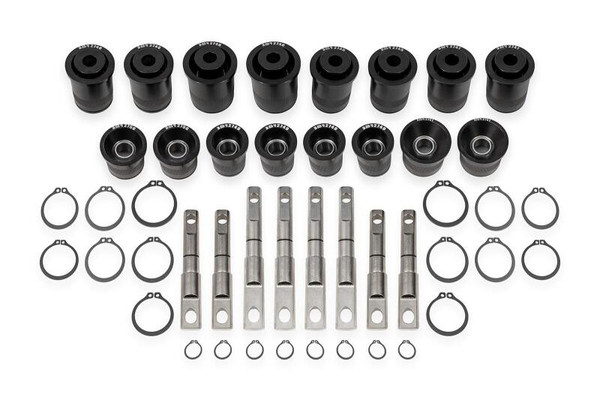BMR 14-19 Chevrolet Corvette C7 Front & Rear Control Arm Bearing Kit - Black Anodized - CBK575