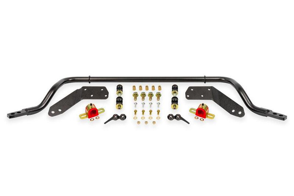 BMR 78-87 G-Body Front Sway Bar Kit - 1.25in Hollow - 2-Hole Adjustable - Black Hammertone - SB461H