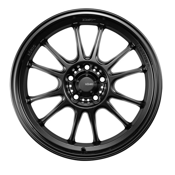 Konig Hypergram 18x12 5X120 ET20 Matte Black Wheel - HG28520205