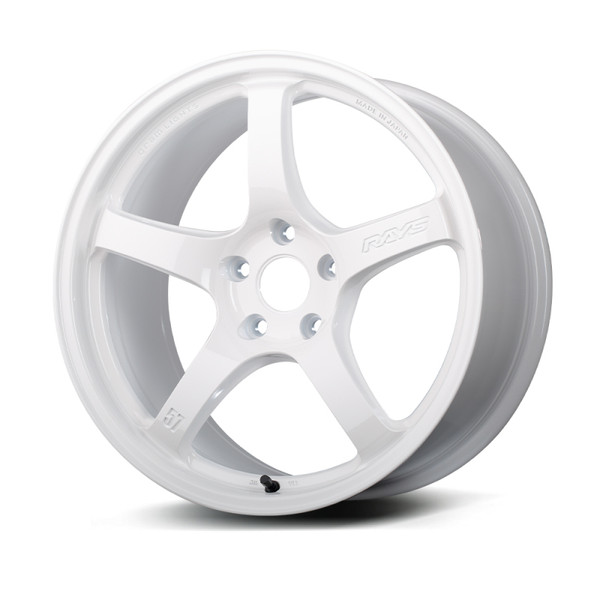 Gram Lights 57CR 18x8.5 +45 5-100 White (OXZ) - WGCRX45DOXZ