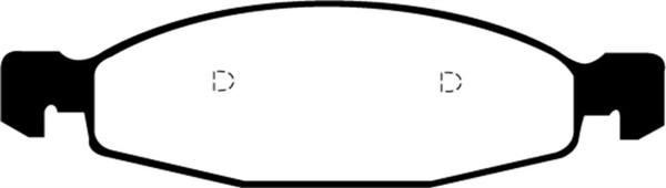 EBC 99-02 Jeep Grand Cherokee 4.0 (ATE) Yellowstuff Front Brake Pads - DP41312R