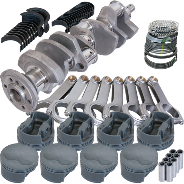 Eagle Chevy 400 3.750in Crank 6.000in H-Beam -5cc Flat Top 4.165in Pistons Rotating Assembly - 12503040