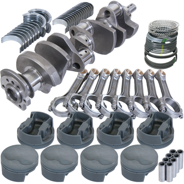 Eagle Chevy 400 3.750in Crank 6.000in I-Beam Rods -5cc Flat Top 4.165in Pistons Rotating Assembly - 13115040