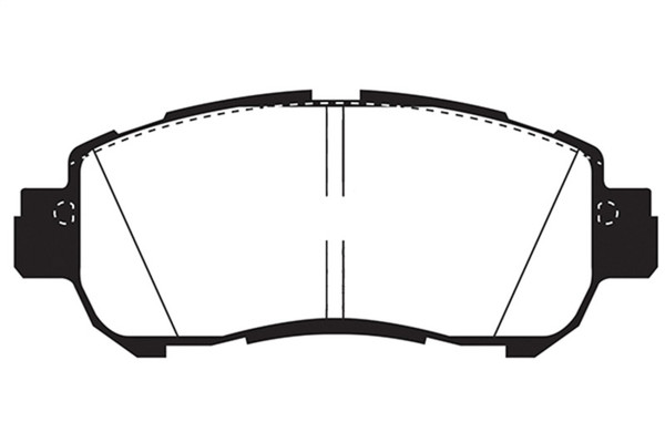 EBC 2018+ Nissan Kicks 1.6L Yellowstuff Front Brake Pads - DP42346R