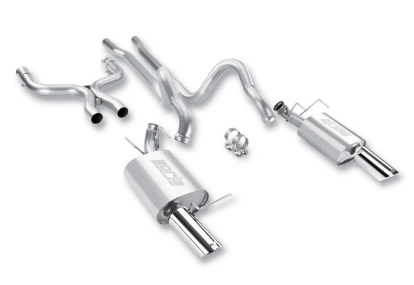 Borla 2011-2012 Mustang GT 5.0L 8cyl 6spd RWD Agressive ATAK Catback Exhaust - 140372