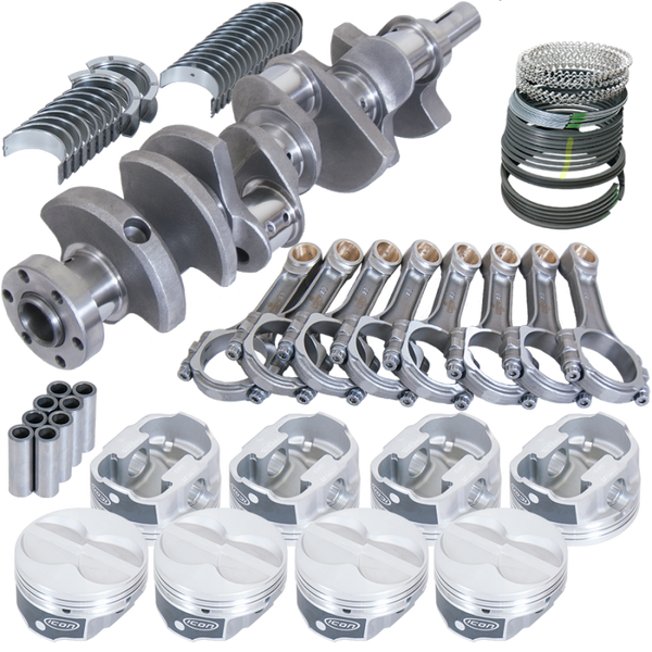 Eagle Ford 289/302 3.250in Crank 5.400in I-Beam Rod -11cc Flat Top 4.040in Pistons Rotating Assembly - 16351040