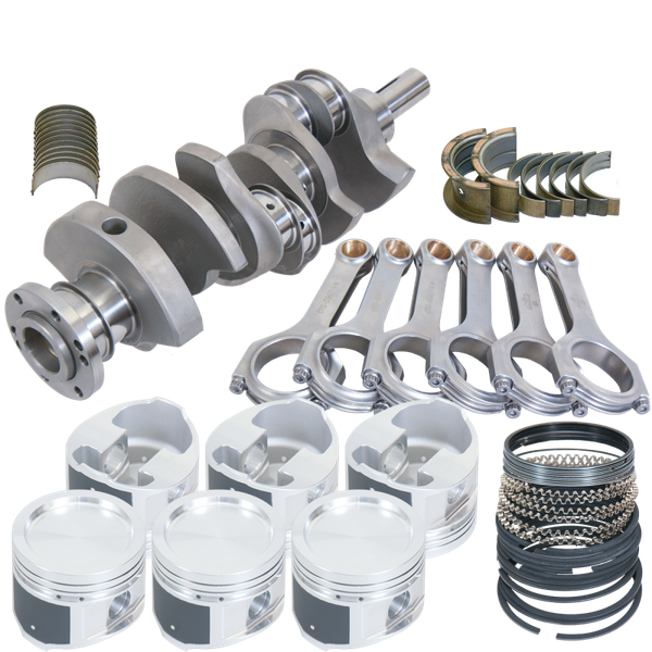 Eagle Buick 3.8L V6 3.400in Crank 5.967in H-Beam -28.6cc 3.830in Pistons Rotating Assembly - 451003830