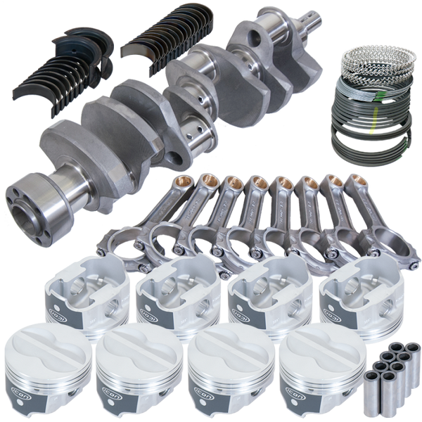 Eagle Chevy LT1 350 1Pc 3.750in Crank 5.700in I-Beam Rods -10cc 4.000in Pistons Rotating Assembly - 62013L000