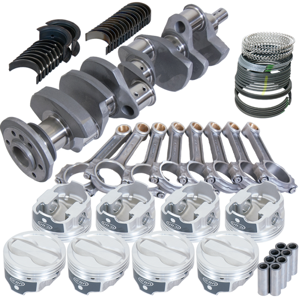 Eagle Chevy LT1 350 1Pc 3.750in Crank 6.000in I-Beam Rods -18cc 4.040in Pistons Rotating Assembly - 62303L040