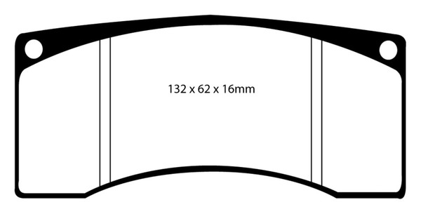 EBC Ford Saleen Mustang Alcon front calipers Bluestuff Front Brake Pads - DP5016NDX