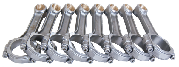 Eagle Chevrolet SB 5.700in 5.700in 5140 Steel 3/8in ARP8740 Bolts I-Beam Connecting Rods - Set of 8 - SIR5700CM