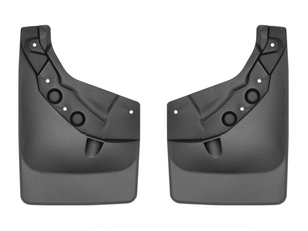 WeatherTech 24-25 Toyota Tacoma w/Fender Flares Rear No Drill MudFlaps - Black - 120182