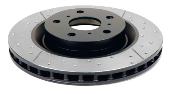 DBA 05-23 Nissan Frontier Rear Street Series Drilled & Slotted Rotor - DBA2325X