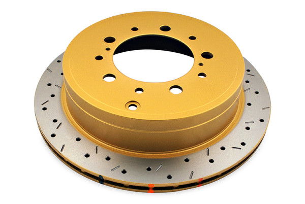 DBA 07+ Toyota LandCruiser 200 Series Rear Drilled and Slotted 4000 Series Rotor - DBA42723XS