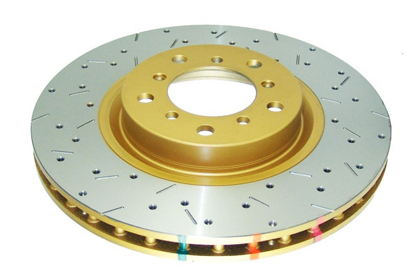 DBA 01-07 BMW M3 E46 w/325mm rotor Front Drilled & Slotted 4000 Series Rotor - DBA42850XS