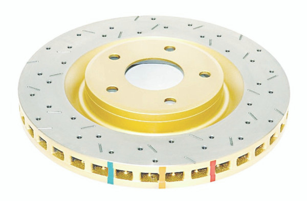 DBA 97-04 Corvette C5/C6 Front Drilled & Slotted 4000 Series Rotor - DBA42994XS