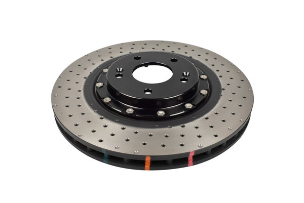 DBA 2018+ Hyundai I30 N Performance Front Crossdrilled/Dimpled 5000 Series Rotor - DBA53146BLKXD