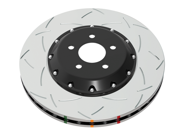 DBA 2022+ Volkswagen Golf R Mk8 5000 Series T3 Slotted 2 Piece Front Rotor - DBA53927SLVS