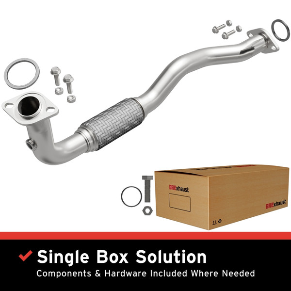 BRE Exhaust 93-97 Corolla Prizm 1.6L 1.8L Front Pipe Kit - 107-0087