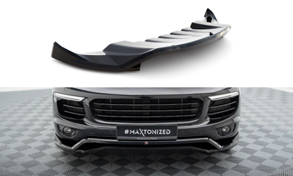 Maxton Design Front splitter porsche cayenne 2015-2018 mk2 facelift