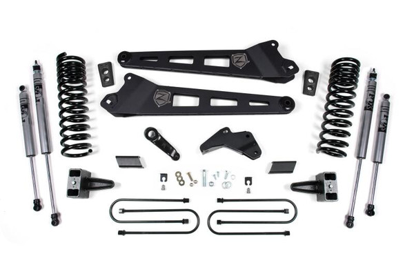 Zone Offroad 13-18 Ram 3500 6.5in Replacement Kit, Front Coil, Rear Block - Nitro Shocks - ZOND57F