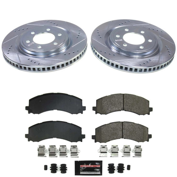 Power Stop 22-23 Ford F-150 Lightning Front Z23 Evolution Brake Kit - K9262